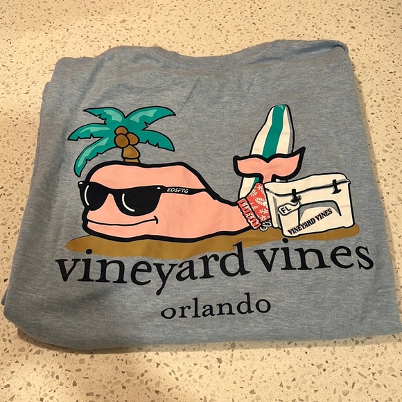 Vineyard Vines Orlando Florida Short Sleeve Tee Shirt - Picture 1 of 3